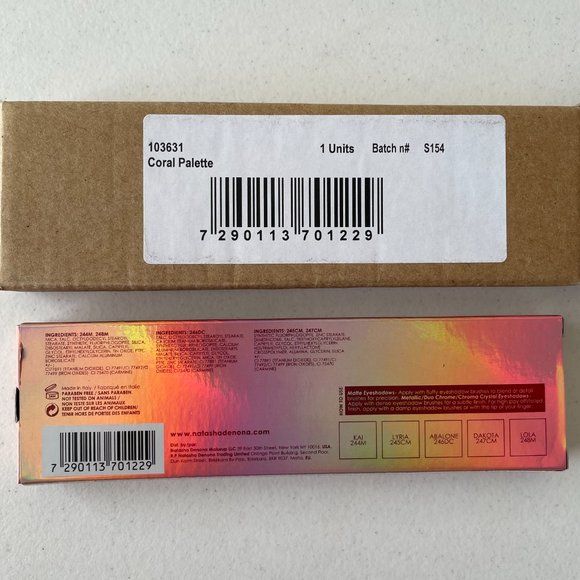 NATASHA DENONA Coral Palette Net Wt 2.5g/0.08oz X 5 - Picture 3 of 7